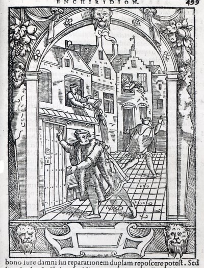 Emptying the Chamber Pots, Illustration from 